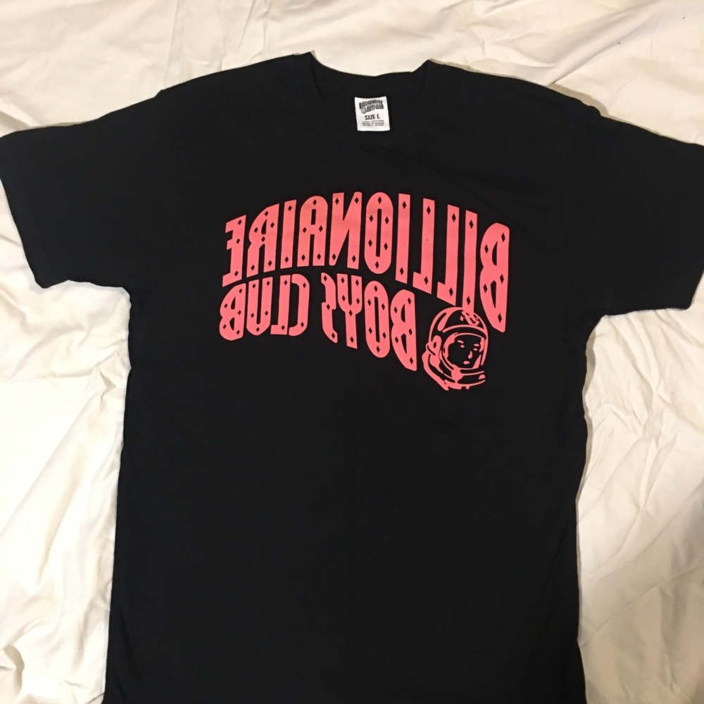 Black and red billionaire boys club t